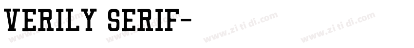 Verily serif字体转换
